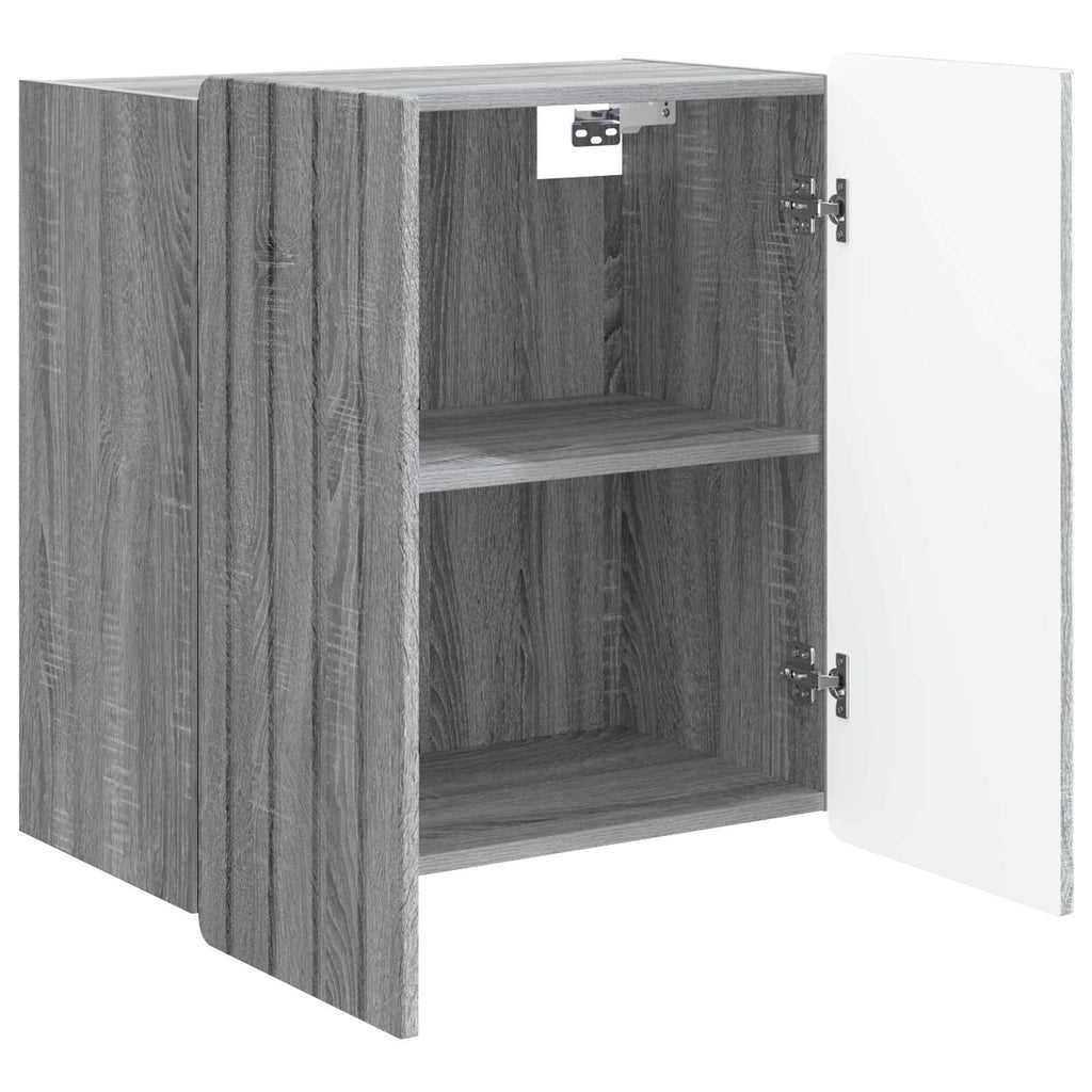 Wandschrank Grau Sonoma 59 x 31 x 64 cm Holzwerkstoff