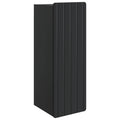 Wandschrank Schwarz 33 x 34,5 x 94 cm Holzwerkstoff