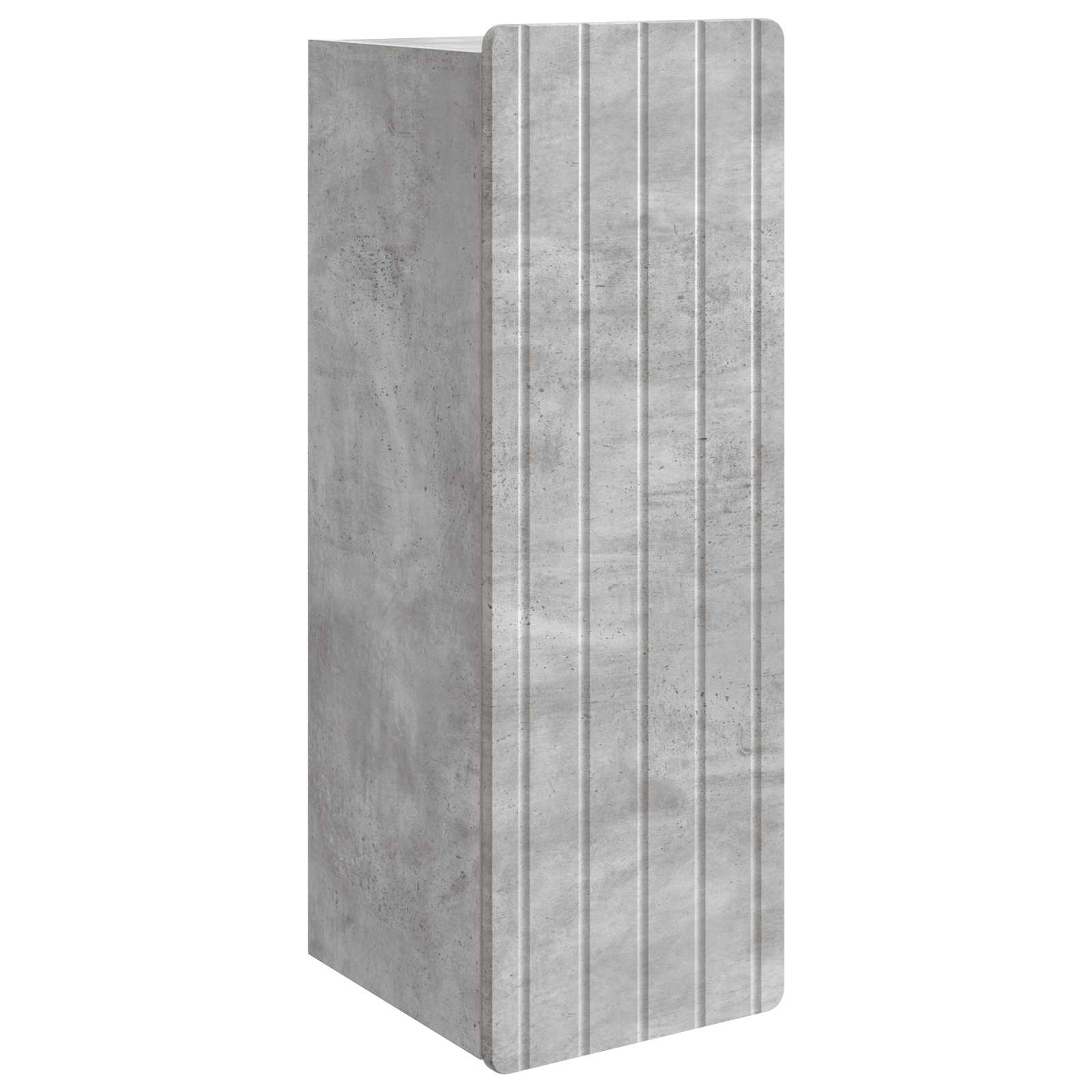 Wandschrank Betongrau 33 x 34,5 x 94 cm Holzwerkstoff