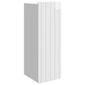 Wandschrank Hochglanz Weiß 33 x 34,5 x 94 cm Holzwerkstoff