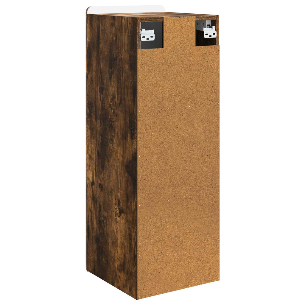 Wandschrank Geräucherte Eiche 33 x 34,5 x 94 cm Holzwerkstoff