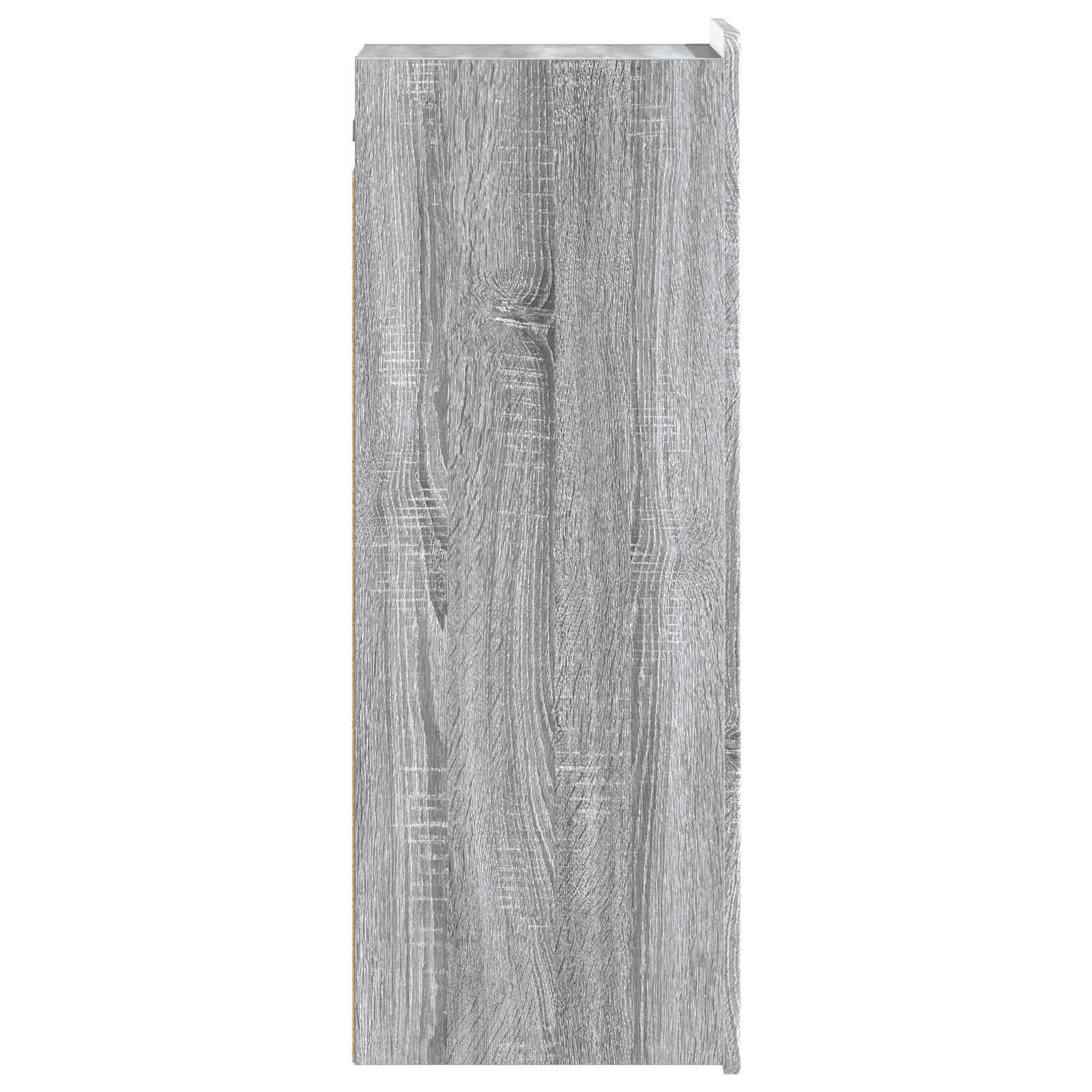 Wandschrank Grau Sonoma 33 x 34,5 x 94 cm Holzwerkstoff