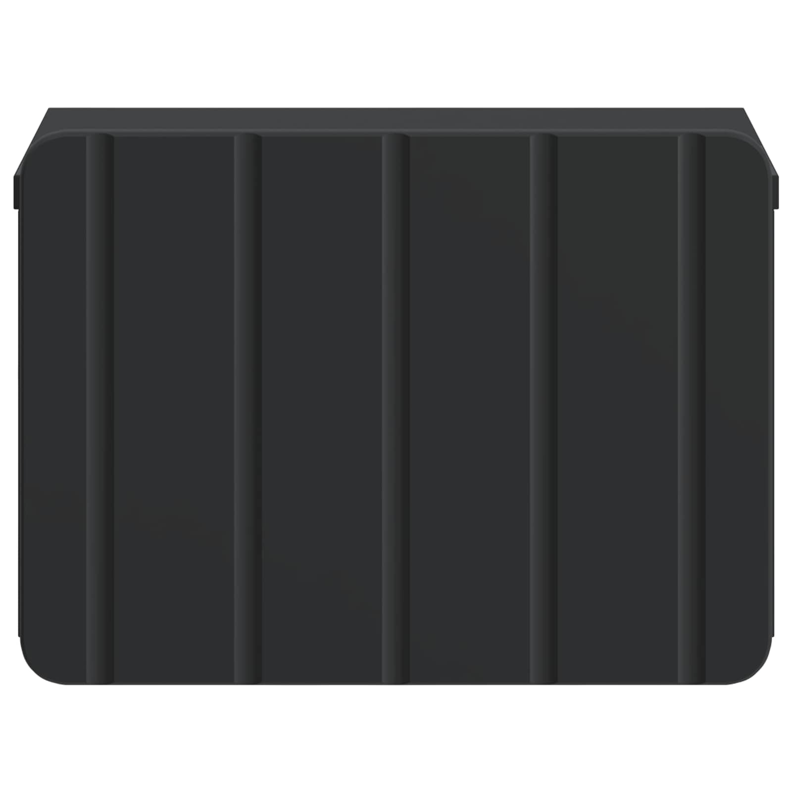Wandmontierter Nachttisch 2 pcs Schwarz 33 x 34,5 x 24 cm