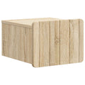 Wandmontierter Nachttisch Sonoma-Eiche 33 x 34,5 x 24 cm