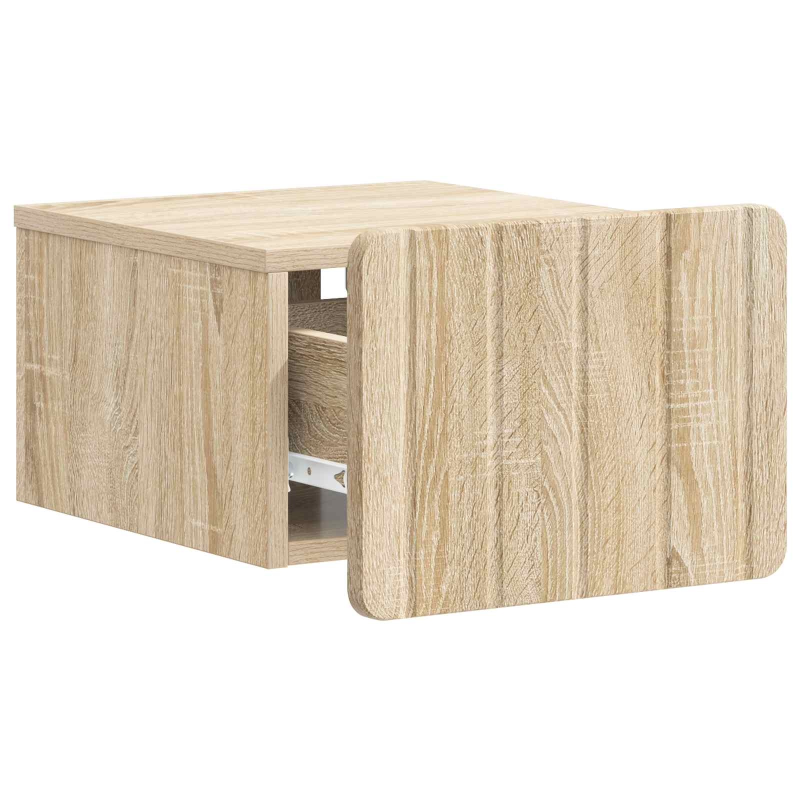 Wandmontierter Nachttisch Sonoma-Eiche 33 x 34,5 x 24 cm