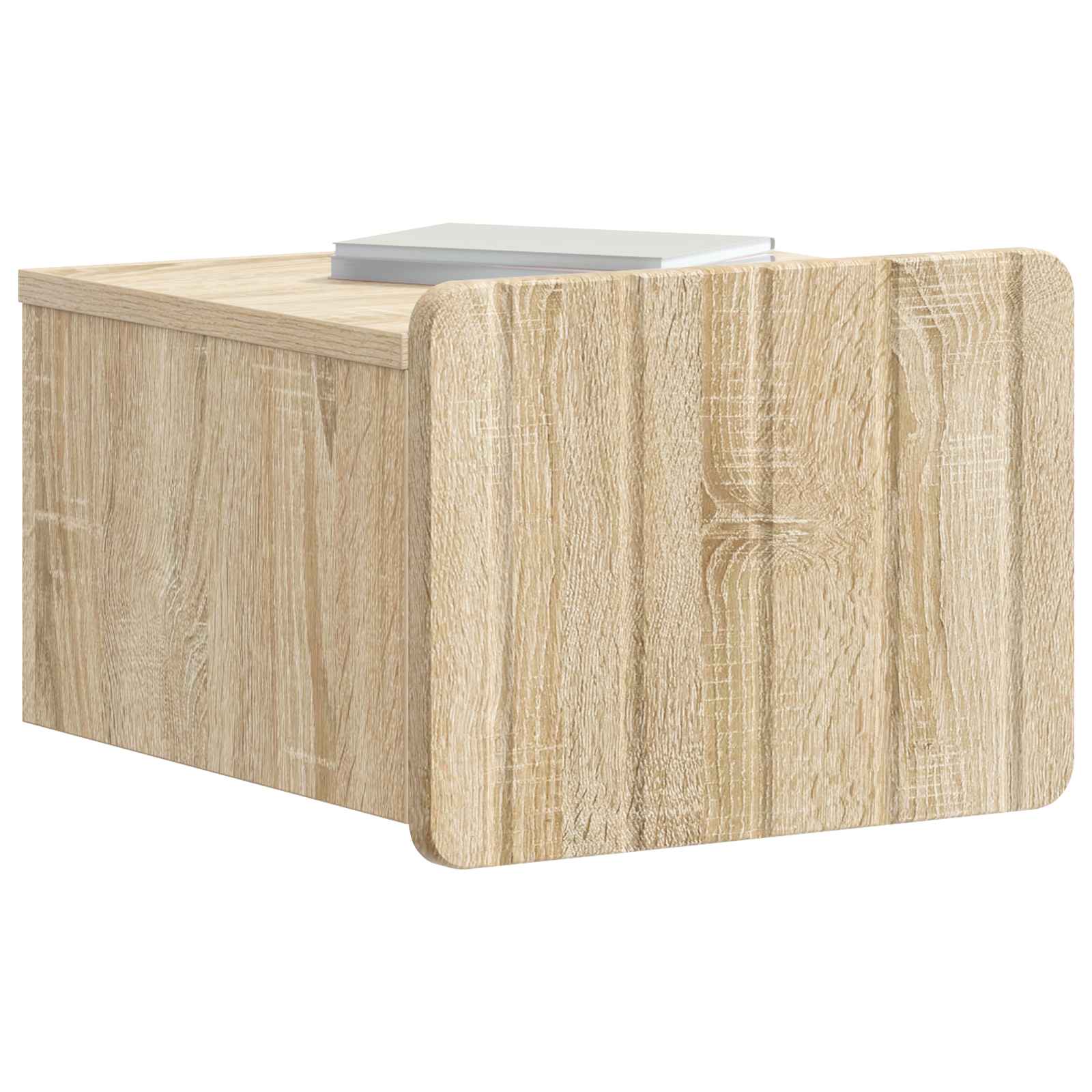Wandmontierter Nachttisch Sonoma-Eiche 33 x 34,5 x 24 cm