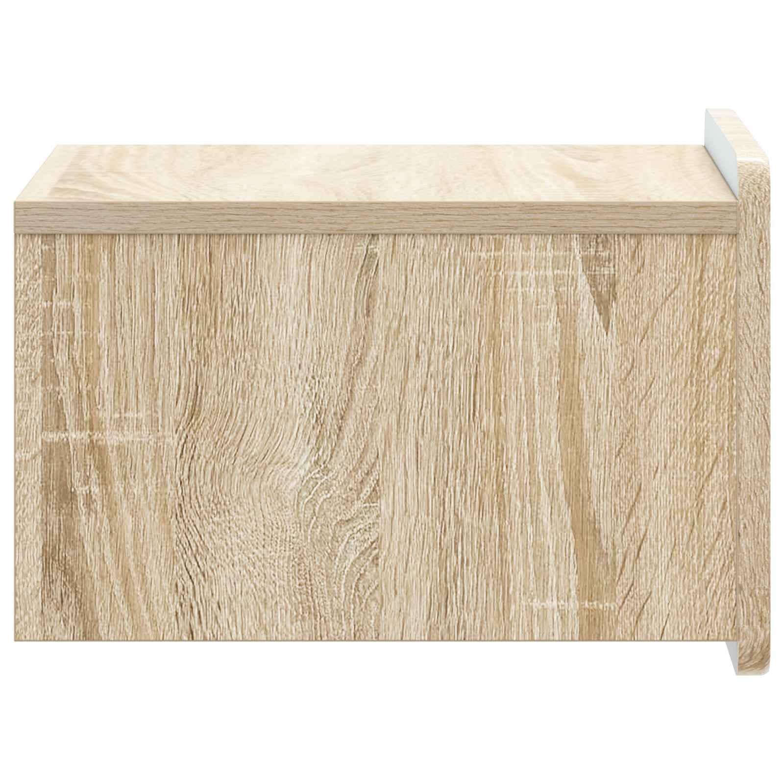 Wandmontierter Nachttisch Sonoma-Eiche 33 x 34,5 x 24 cm