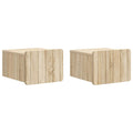 Wandmontierter Nachttisch 2 pcs Sonoma-Eiche 33 x 34,5 x 24 cm
