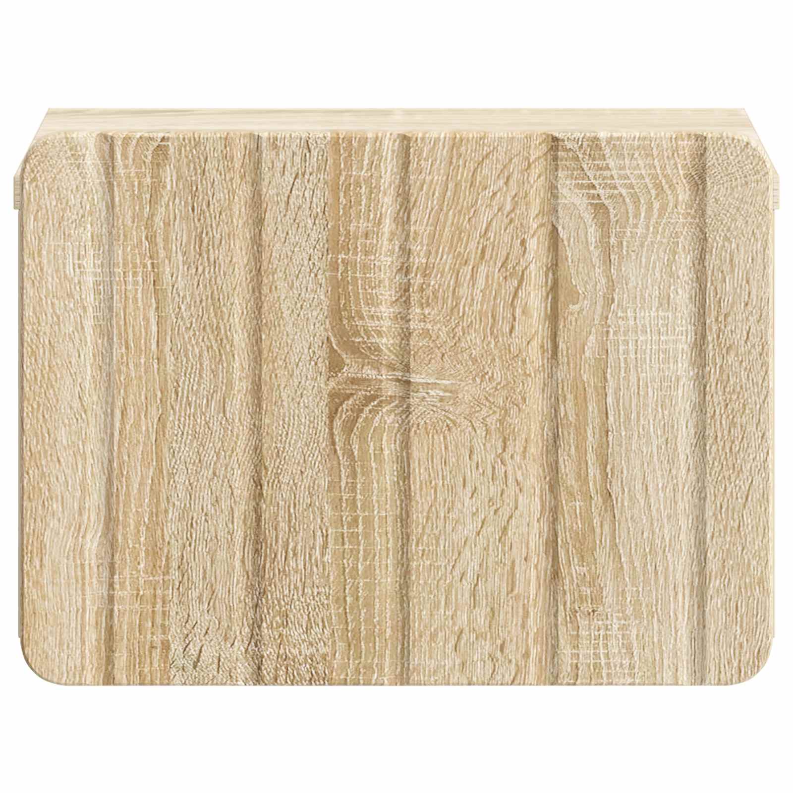 Wandmontierter Nachttisch 2 pcs Sonoma-Eiche 33 x 34,5 x 24 cm