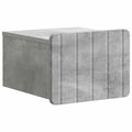 Wandmontierter Nachttisch Betongrau 33 x 34,5 x 24 cm