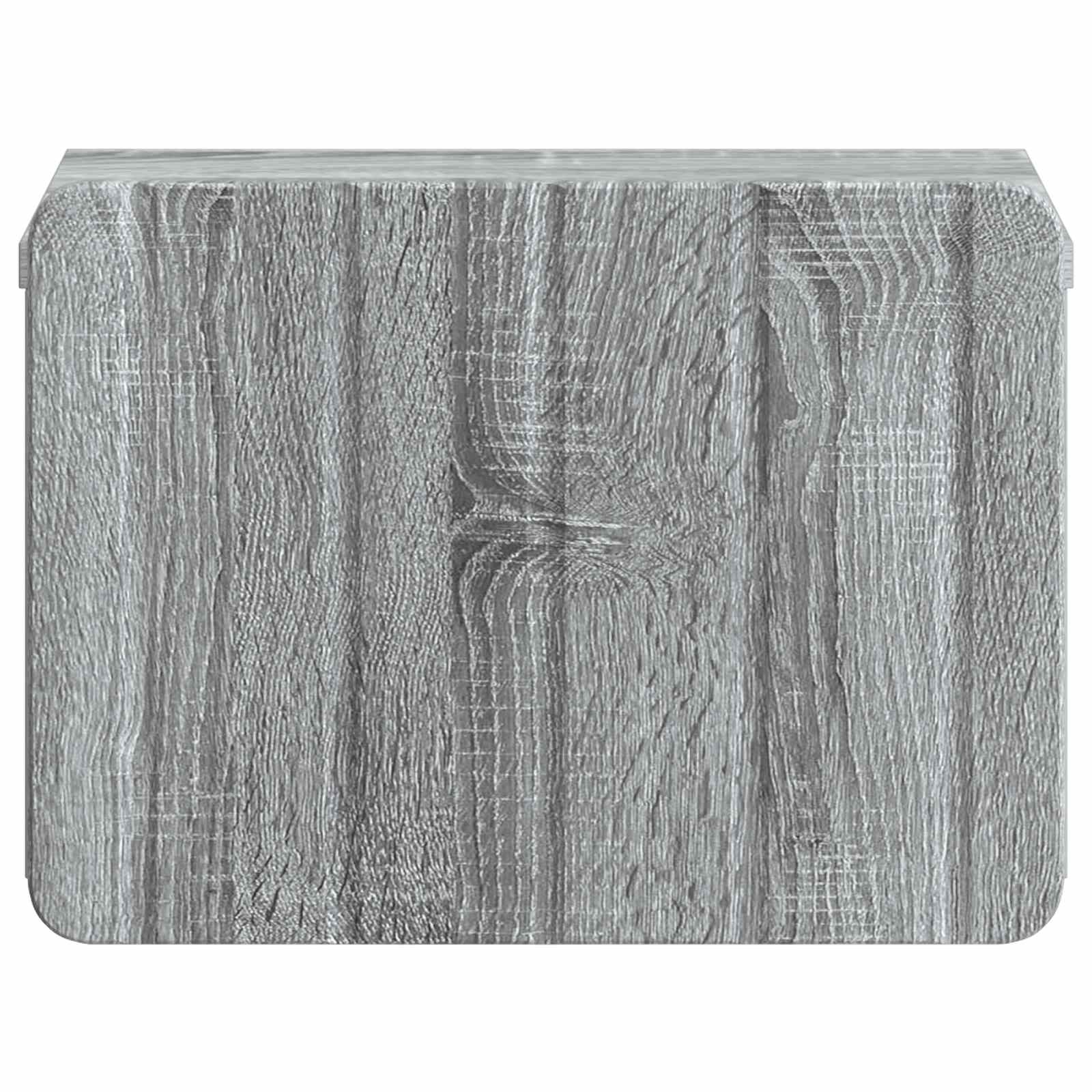 Wandmontierter Nachttisch 2 pcs Graues Sonoma 33 x 34,5 x 24 cm