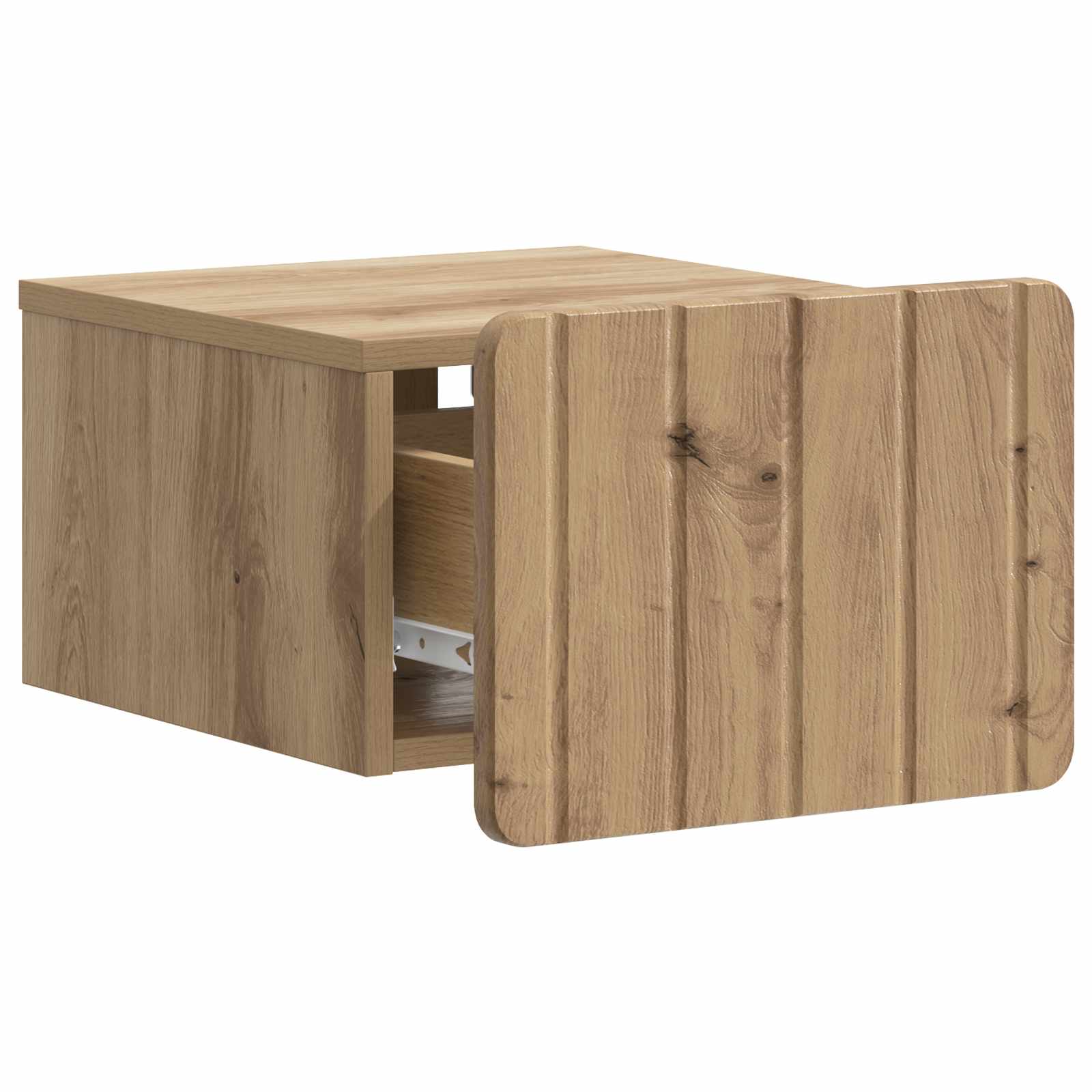 Wandmontierter Nachttisch Artisan-Eiche 33 x 34,5 x 24 cm