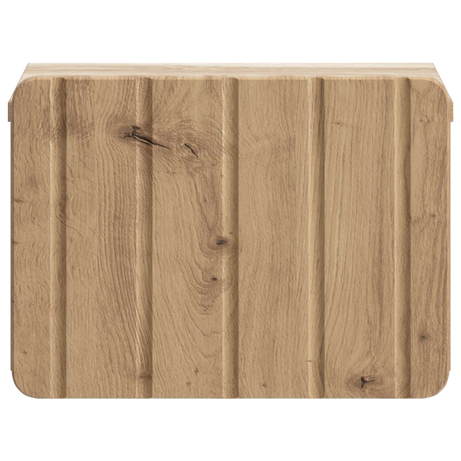Wandmontierter Nachttisch 2 pcs Artisan-Eiche 33 x 34,5 x 24 cm