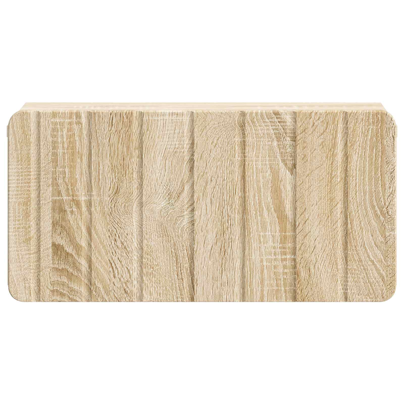 Wandmontierter Nachttisch 2 pcs Sonoma-Eiche 49 x 34,5 x 24 cm