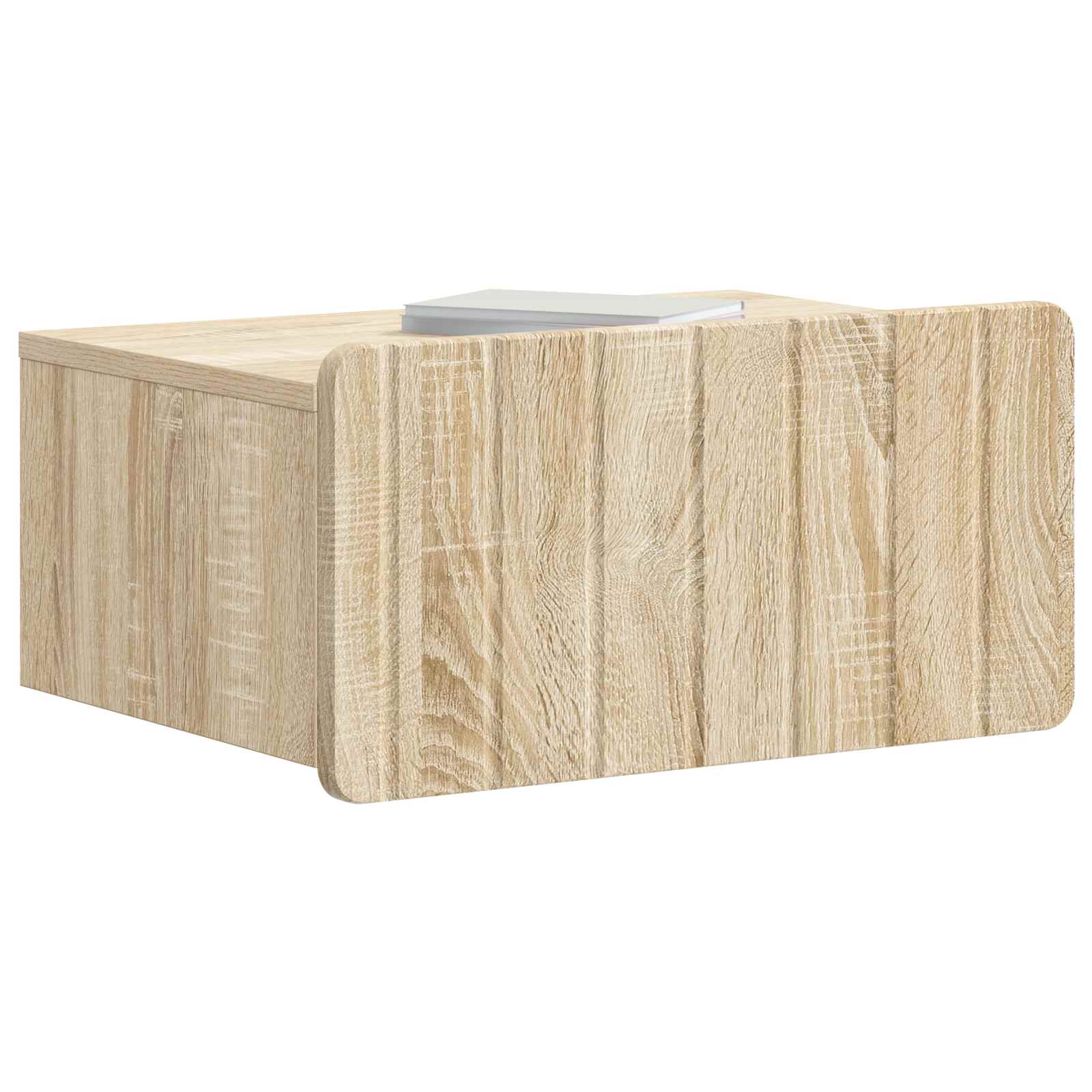 Wandmontierter Nachttisch 2 pcs Sonoma-Eiche 49 x 34,5 x 24 cm