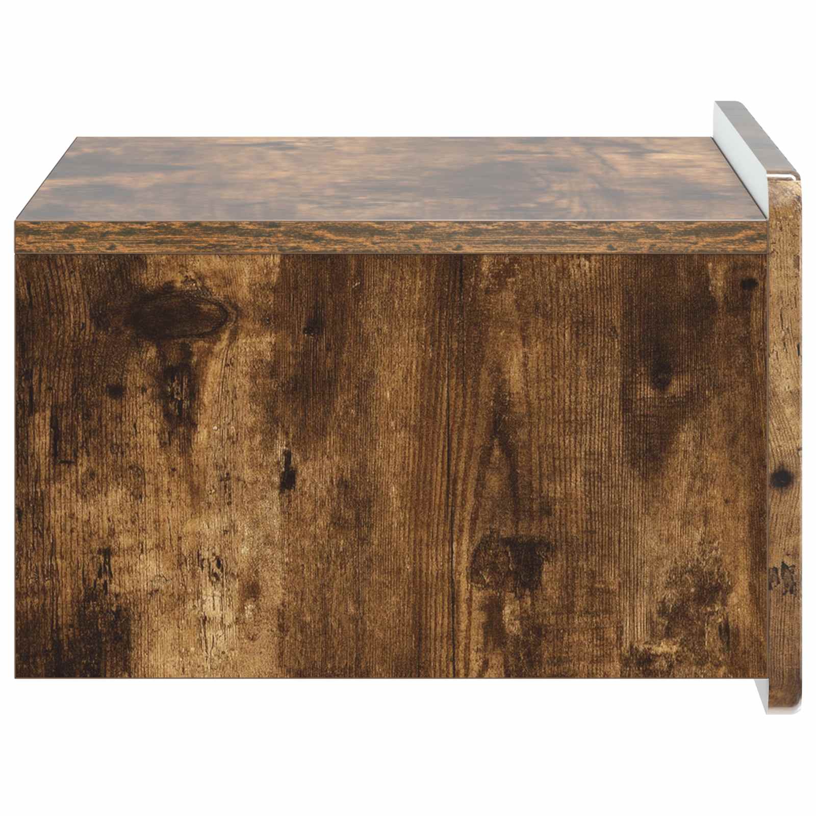Wandmontierter Nachttisch Geräucherte Eiche 49 x 34,5 x 24 cm