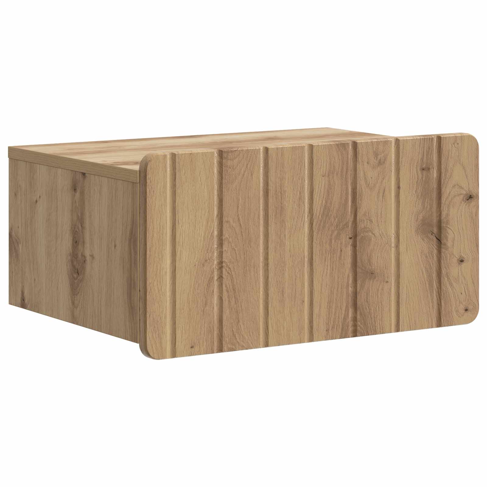 Wandmontierter Nachttisch Artisan-Eiche 49 x 34,5 x 24 cm