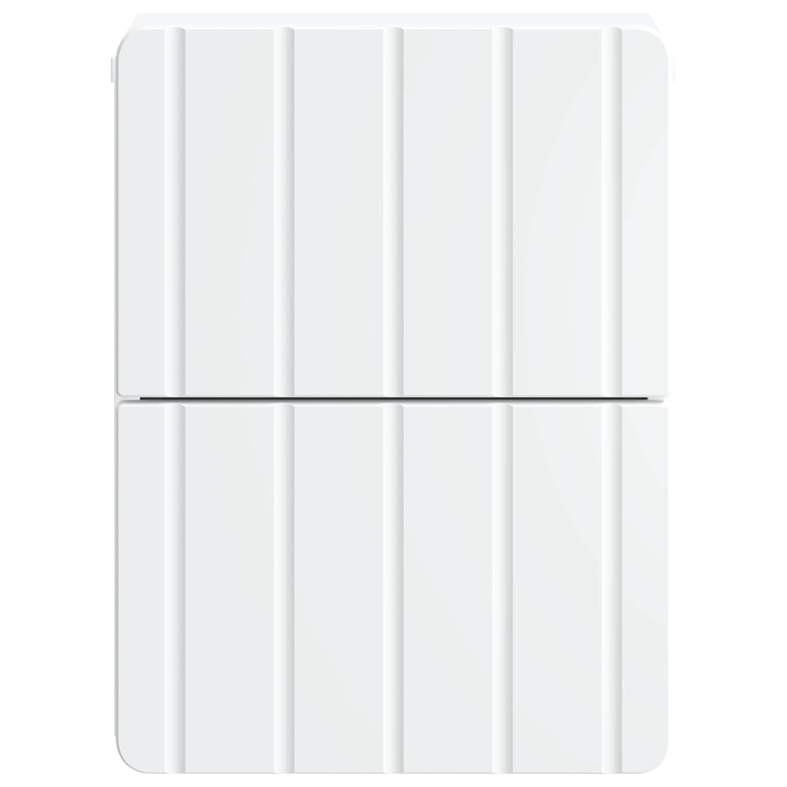 Wandmontierter Nachttisch 2 pcs Weiß 33 x 34,5 x 43 cm