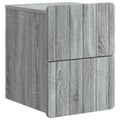 Wandmontierter Nachttisch Graues Sonoma 33 x 34,5 x 43 cm