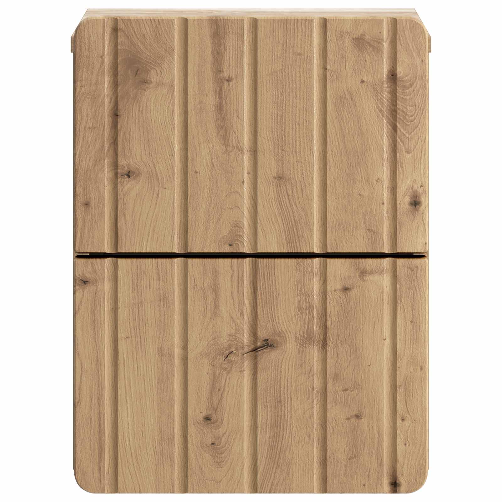 Wandmontierter Nachttisch 2 pcs Artisan-Eiche 33 x 34,5 x 43 cm