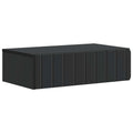 Wandmontierter Beistelltisch Schwarz 59 x 34,5 x 17 cm