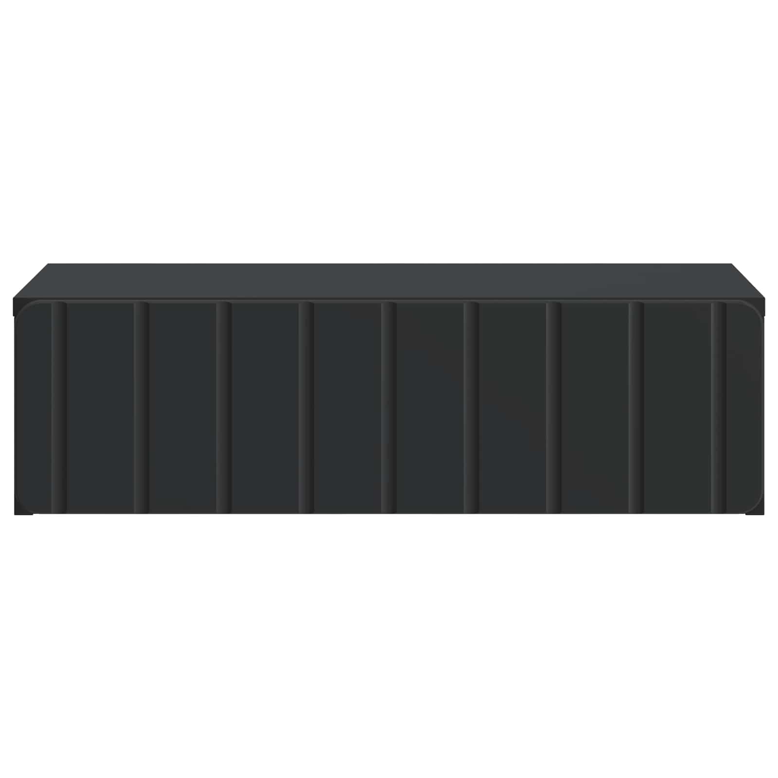 Wandmontierter Beistelltisch Schwarz 59 x 34,5 x 17 cm