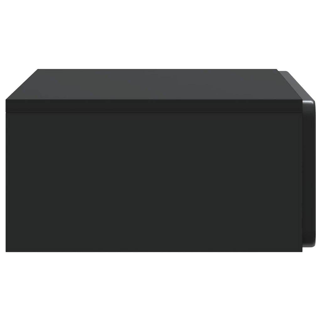 Wandmontierter Beistelltisch Schwarz 59 x 34,5 x 17 cm
