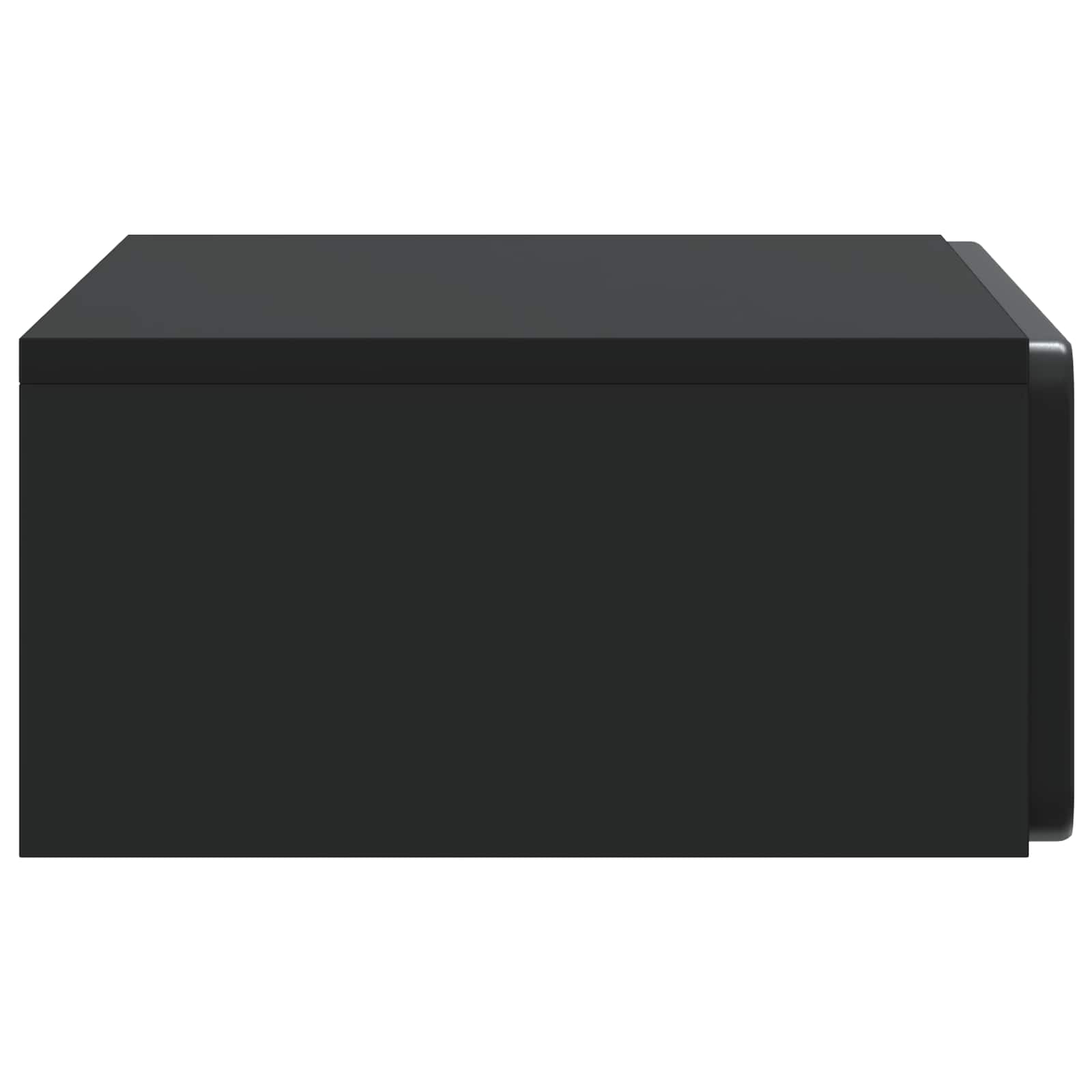Wandmontierter Beistelltisch Schwarz 59 x 34,5 x 17 cm