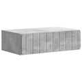 Wandmontierter Beistelltisch Betongrau 59 x 34,5 x 17 cm