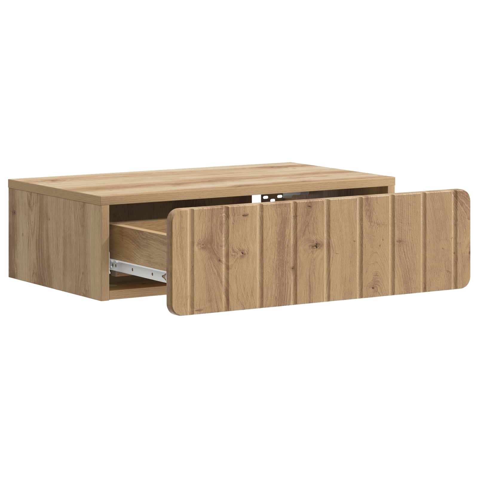 Wandmontierter Beistelltisch Artisan-Eiche 59 x 34,5 x 17 cm