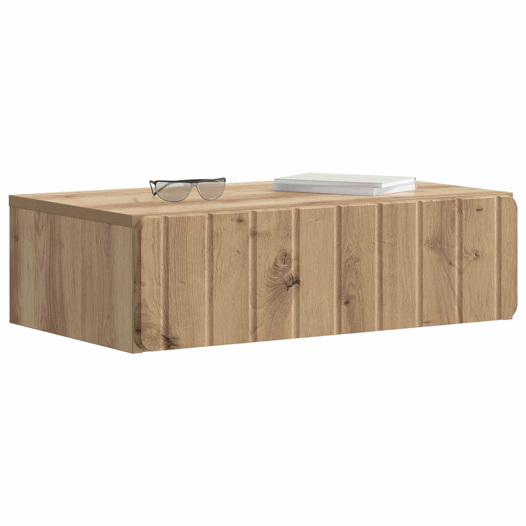 Wandmontierter Beistelltisch Artisan-Eiche 59 x 34,5 x 17 cm