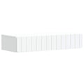 Wandmontierter Beistelltisch Weiß 87,5 x 34,5 x 17 cm