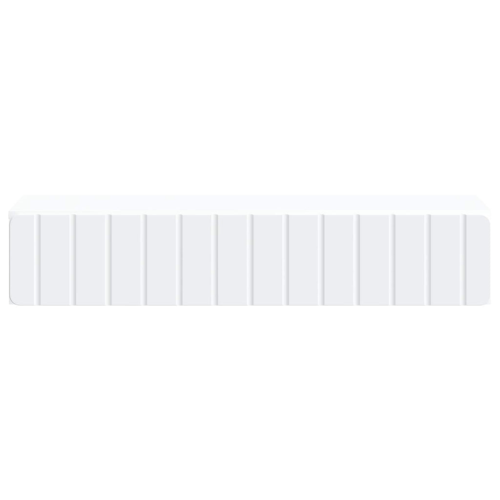Wandmontierter Beistelltisch Weiß 87,5 x 34,5 x 17 cm
