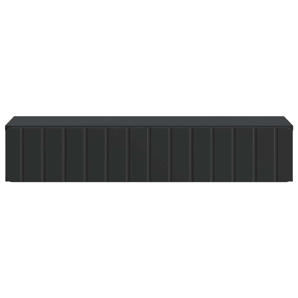 Wandmontierter Beistelltisch Schwarz 87,5 x 34,5 x 17 cm