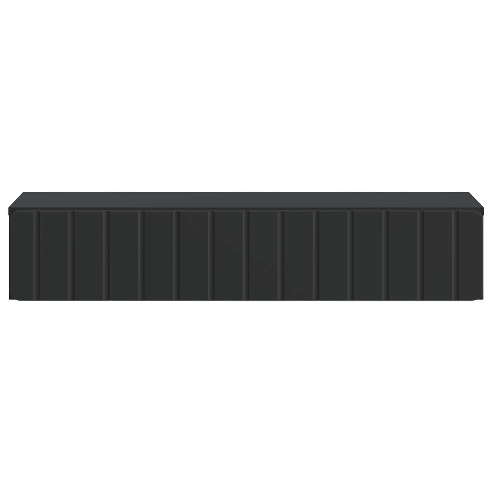 Wandmontierter Beistelltisch Schwarz 87,5 x 34,5 x 17 cm