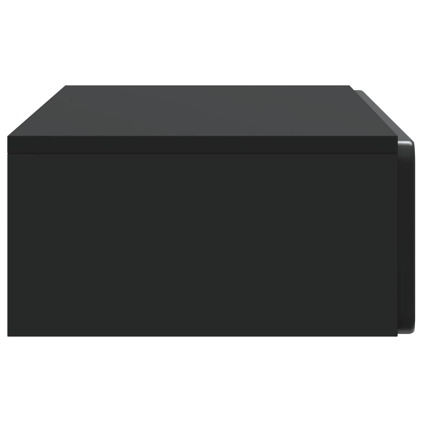 Wandmontierter Beistelltisch Schwarz 87,5 x 34,5 x 17 cm