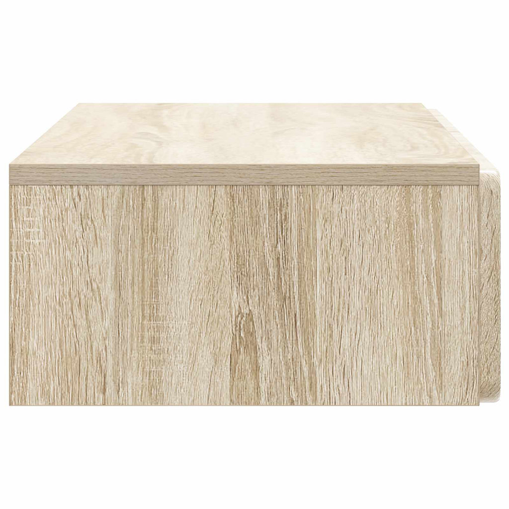 Wandmontierter Beistelltisch Sonoma-Eiche 87,5 x 34,5 x 17 cm