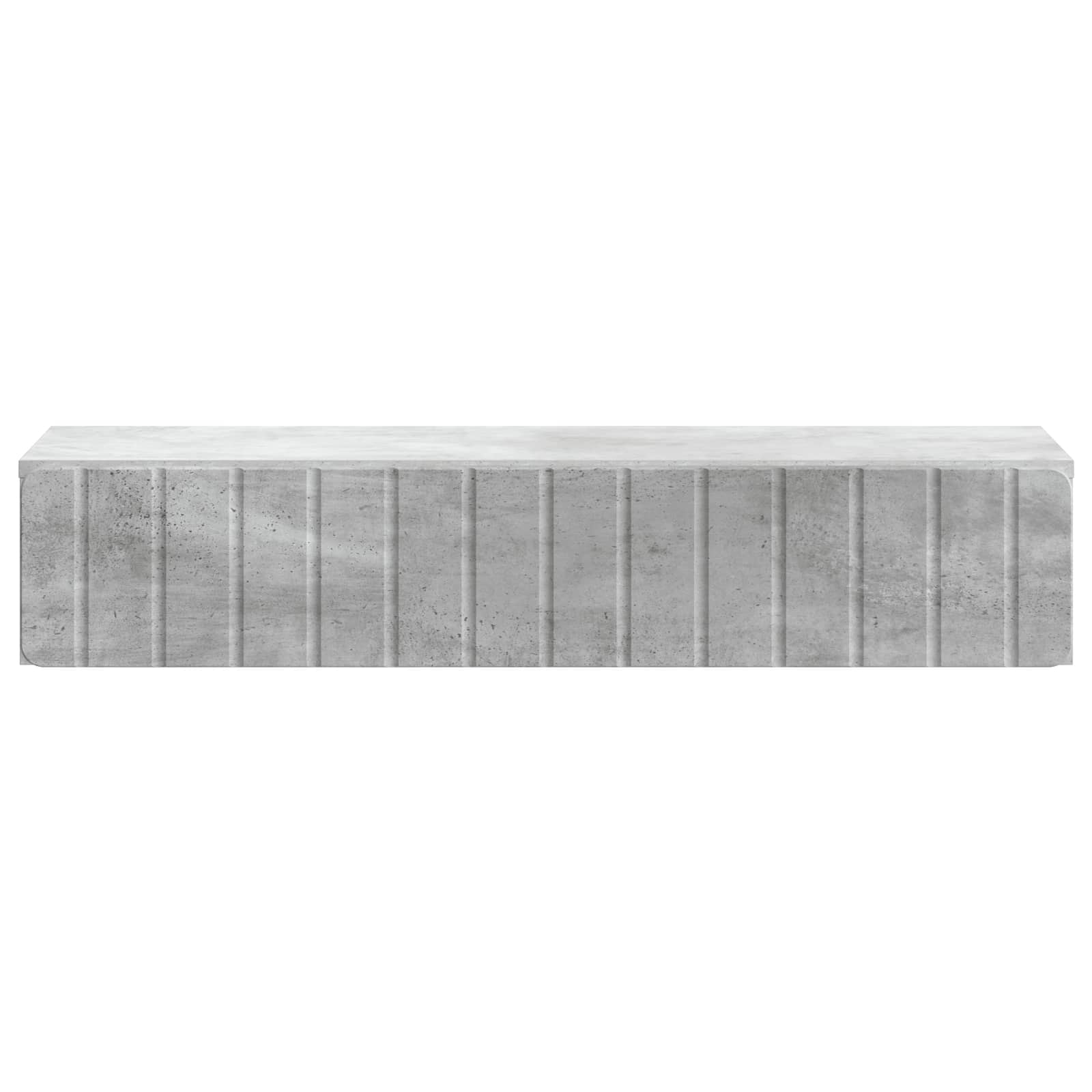 Wandmontierter Beistelltisch Betongrau 87,5 x 34,5 x 17 cm