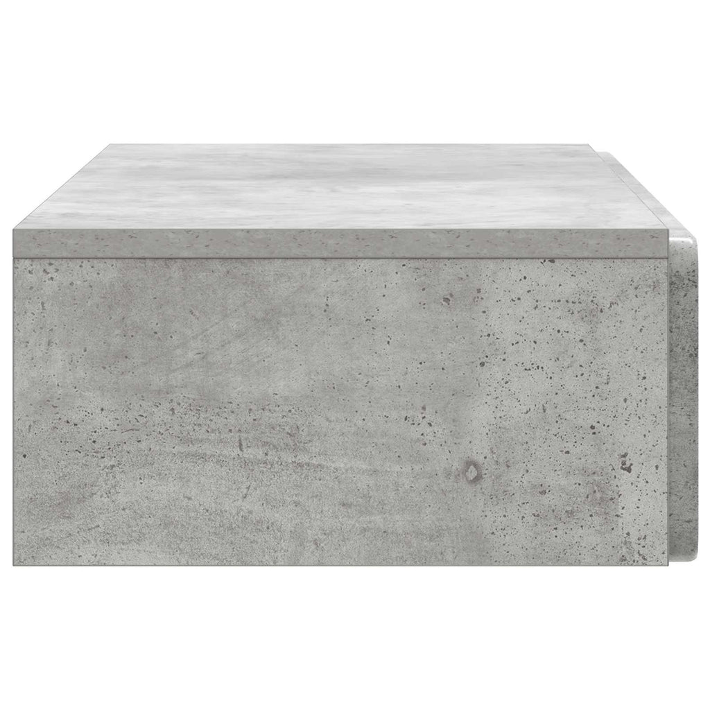 Wandmontierter Beistelltisch Betongrau 87,5 x 34,5 x 17 cm