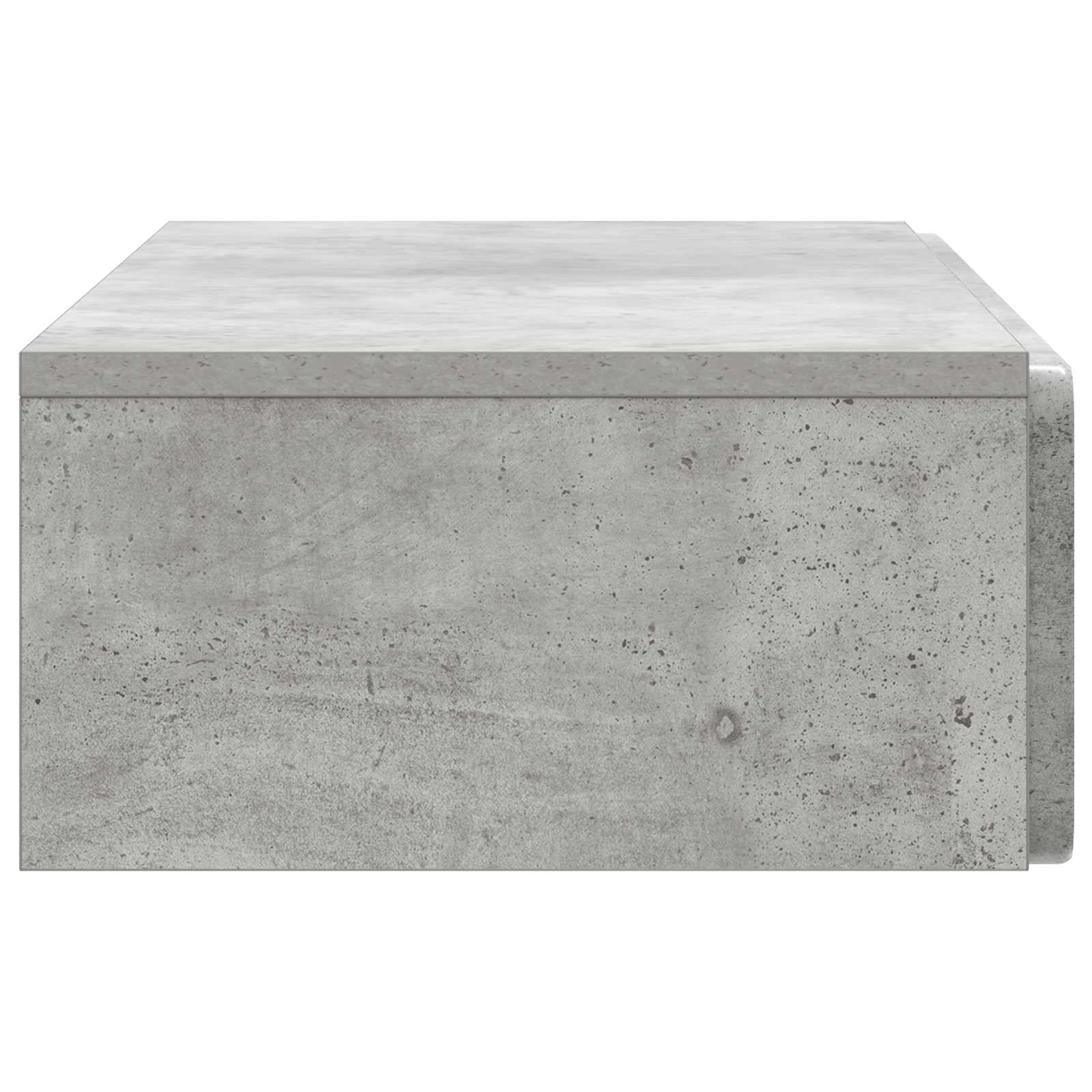 Wandmontierter Beistelltisch Betongrau 87,5 x 34,5 x 17 cm