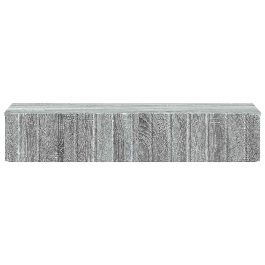 Wandmontierter Beistelltisch Graues Sonoma 87,5 x 34,5 x 17 cm