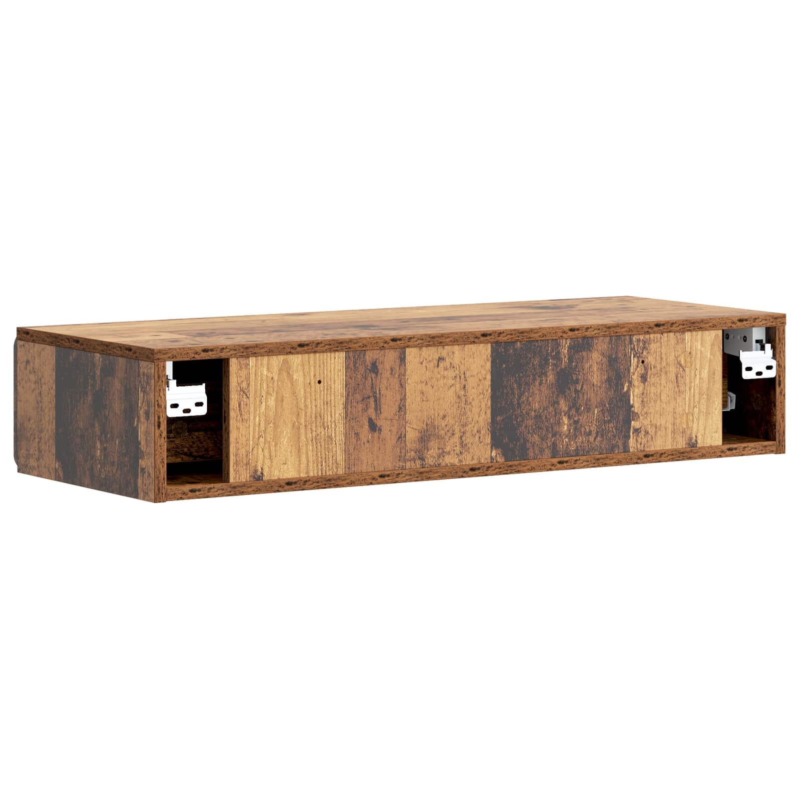 Wandmontierter Beistelltisch Altholz 87,5 x 34,5 x 17 cm