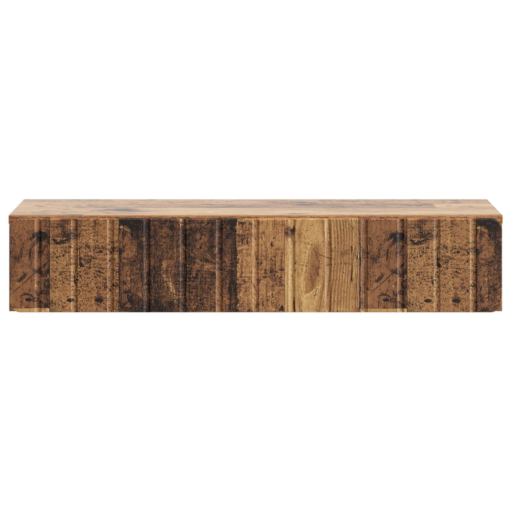 Wandmontierter Beistelltisch Altholz 87,5 x 34,5 x 17 cm