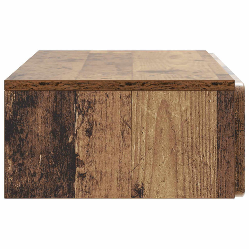 Wandmontierter Beistelltisch Altholz 87,5 x 34,5 x 17 cm