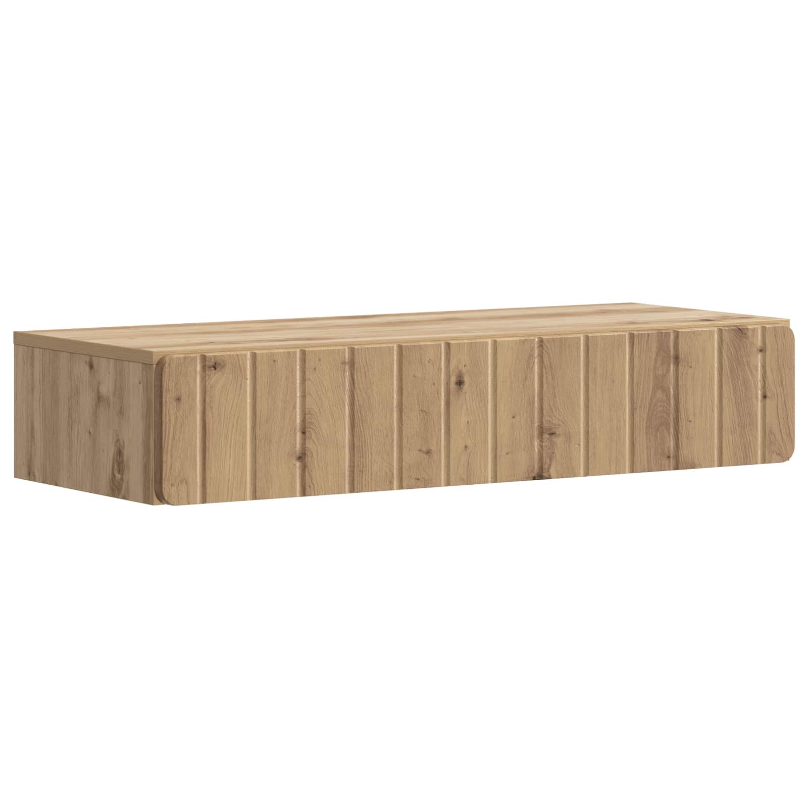 Wandmontierter Beistelltisch Artisan-Eiche 87,5 x 34,5 x 17 cm