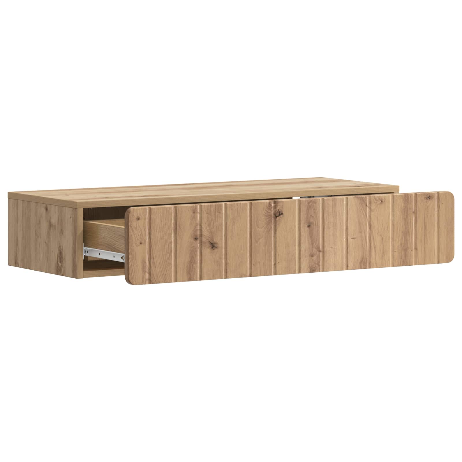Wandmontierter Beistelltisch Artisan-Eiche 87,5 x 34,5 x 17 cm