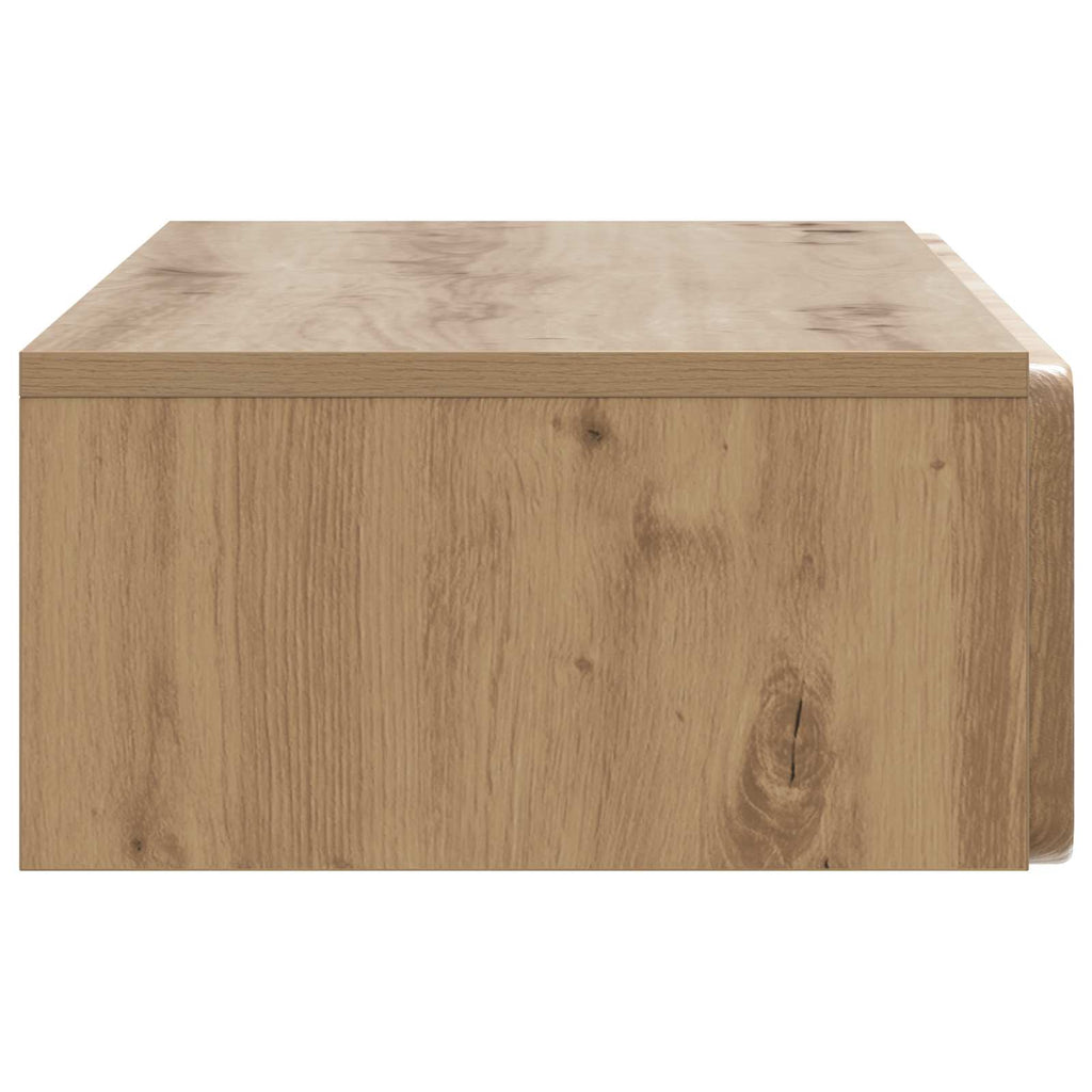 Wandmontierter Beistelltisch Artisan-Eiche 87,5 x 34,5 x 17 cm