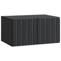 Wandmontierter TV-Schrank Schwarz 59,5 x 41 x 30 cm