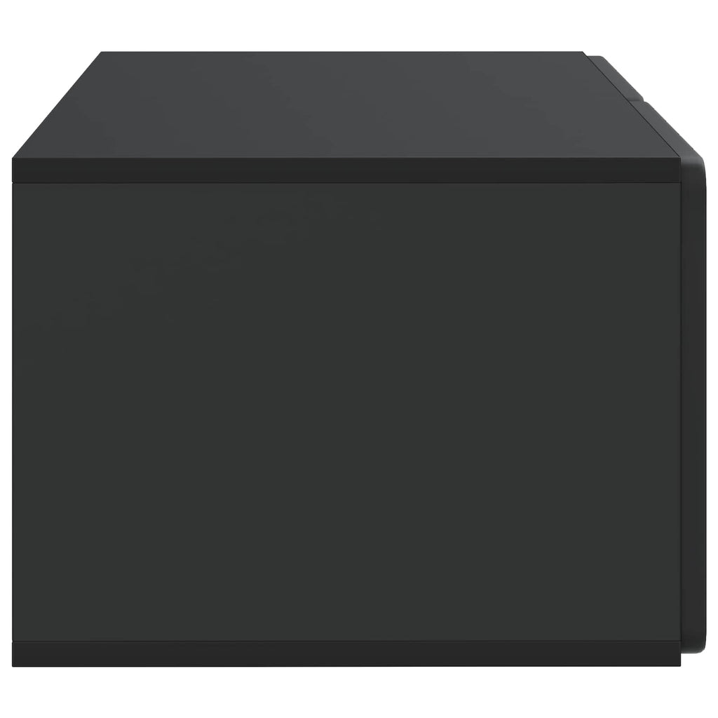 Wandmontierter TV-Schrank Schwarz 59,5 x 41 x 30 cm