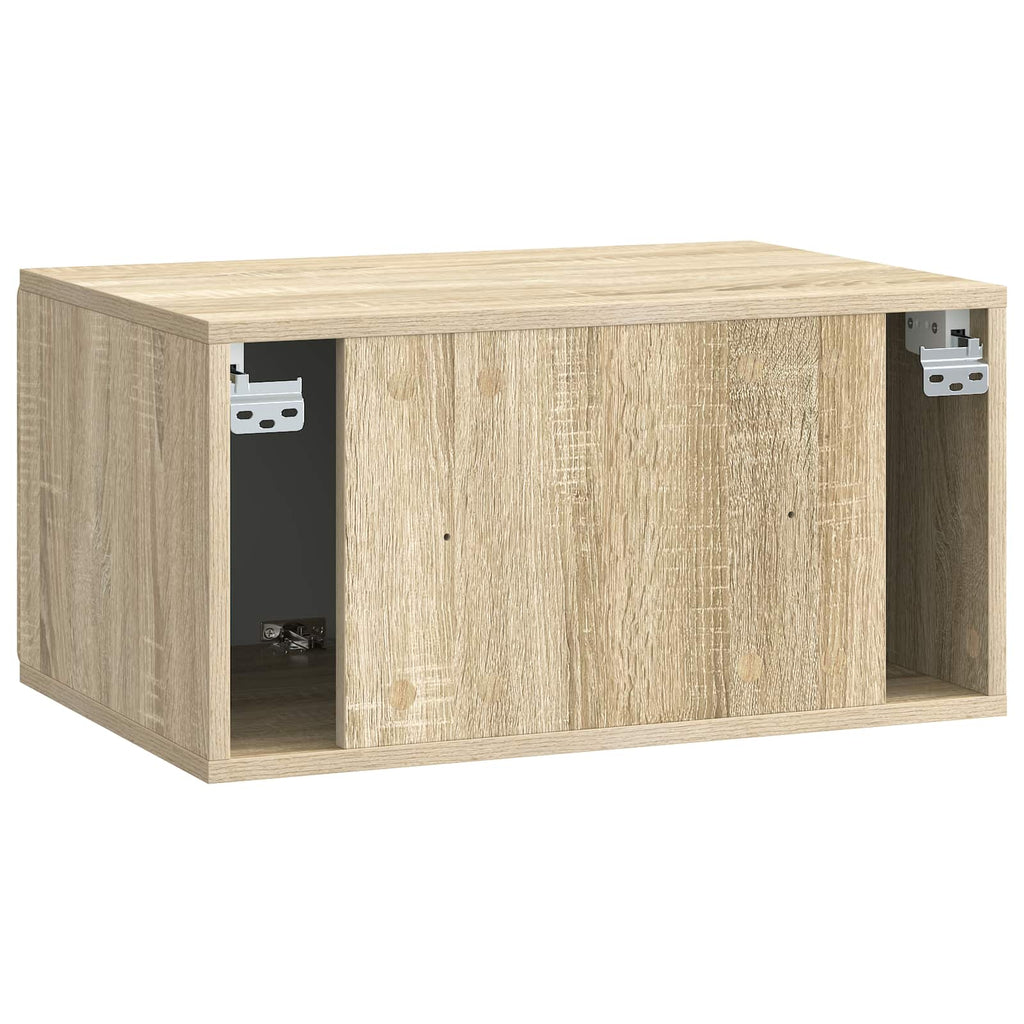 Wandmontierter TV-Schrank Sonoma-Eiche 59,5 x 41 x 30 cm